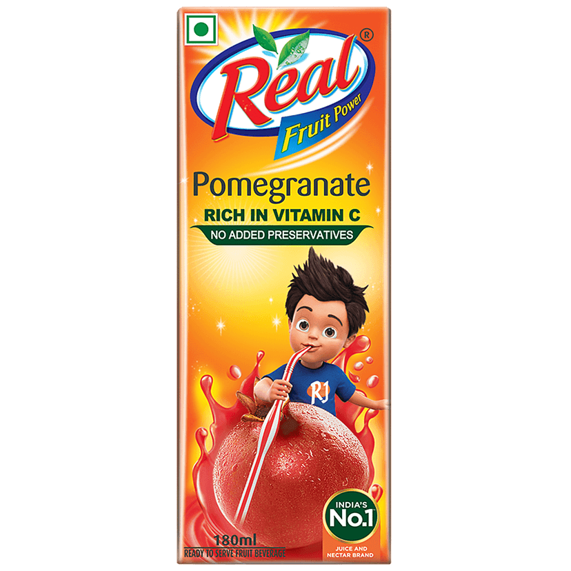 Real Pomegranate Fruit Power Juice, 180 Ml