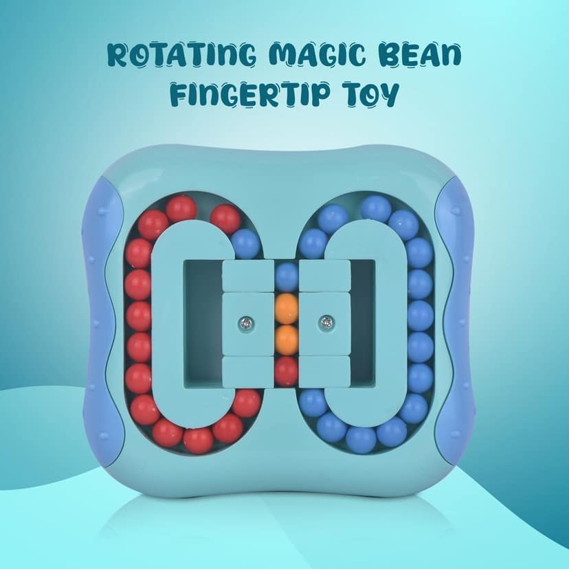 Magic Bean Puzzle | Magic Bean Puzzle Toy | Magic Bean Cube Spinner | Magic Bean Rotating Puzzle | Magic Bean Spinner | Rotating Finger Cube Puzzle | Rotating Magic Bean Puzzle | Fingertip Rotation Game view 4