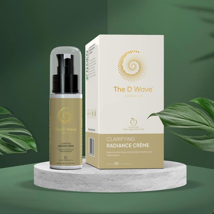 The D Wave Clarifying Radiance Cremefor Bright Skin & Radiant Glow - 30ML | Firmer, Supple and Deeply Nourished Skin | Reduces Signs of Ageing | All Skin Types & Genders view 2