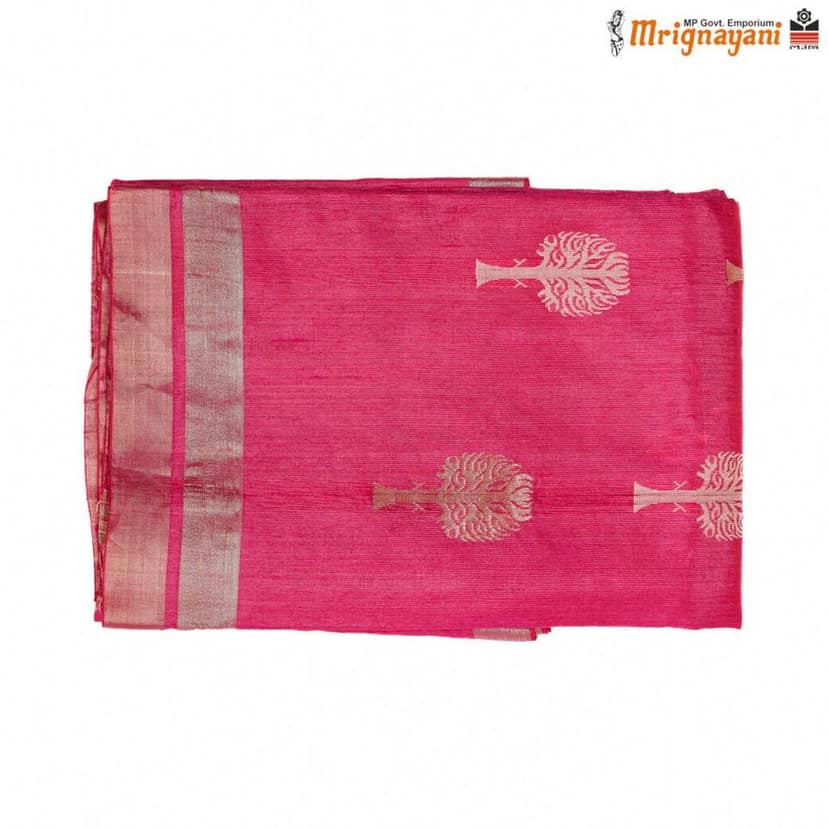 HANDLOOM KOSA SAREE WITH BLOUSE (SKU - 1SXT01230921, SAREE - 1215) view 5