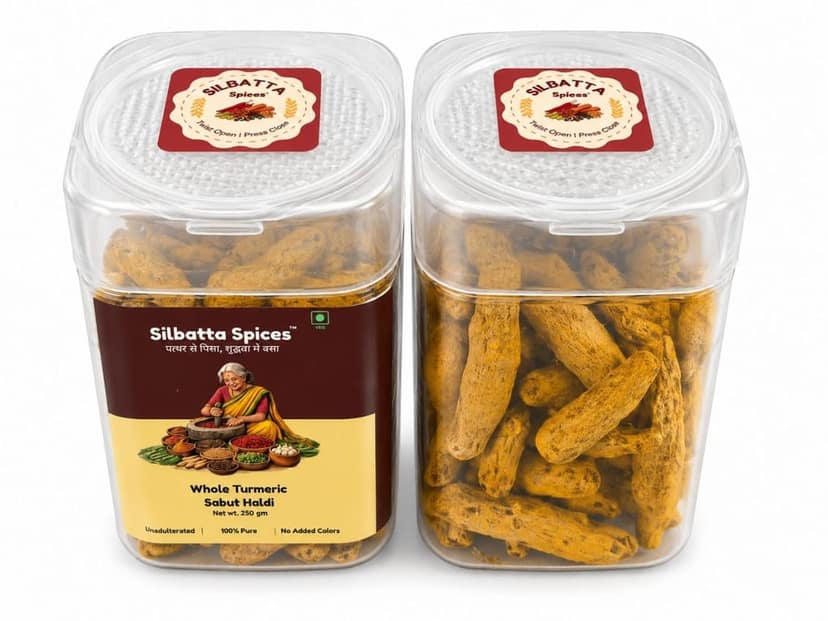 Silbatta Spices Whole Turmeric | Sabut Haldi view 4
