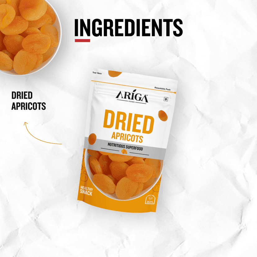 Ariga Foods 100% Natural Premium Dried Apricots (200 g) view 4