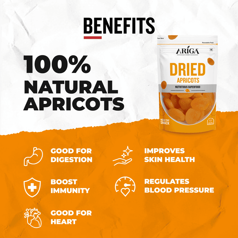 Ariga Foods 100% Natural Premium Dried Apricots (200 g) view 5