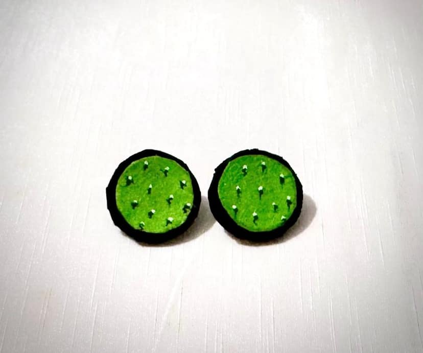 Glamvila Hand-painted Fabric Jewellery view 4