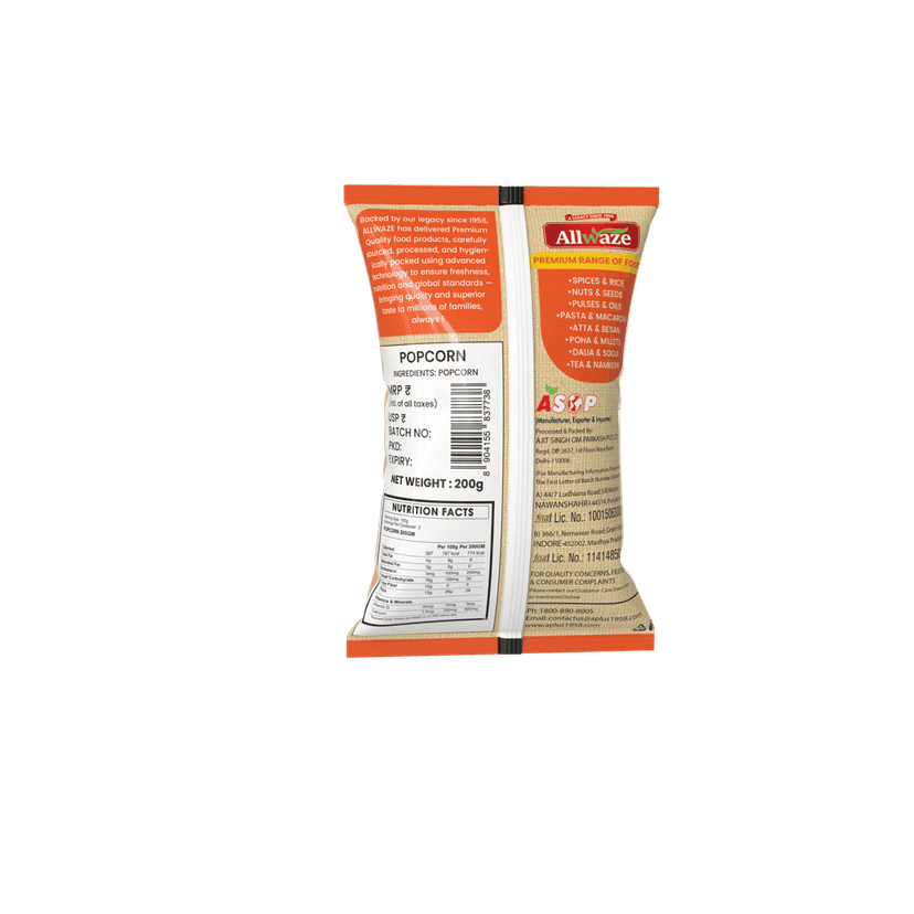 Allwaze Popcorn 200gram view 3
