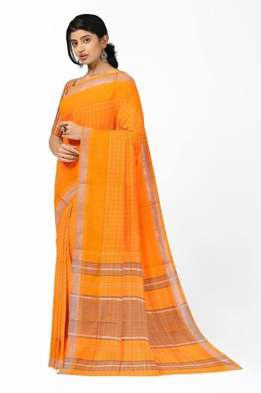APCO Handloom - Women's Rahajmundry Pure Cotton Grey Handloom Saree (Angara Handloom Saree) 59 view 2