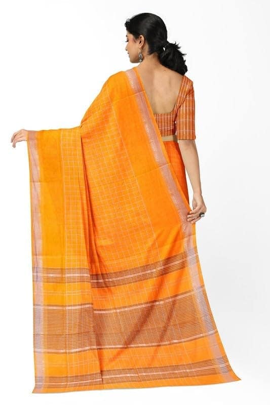 APCO Handloom - Women's Rahajmundry Pure Cotton Grey Handloom Saree (Angara Handloom Saree) 59 view 3