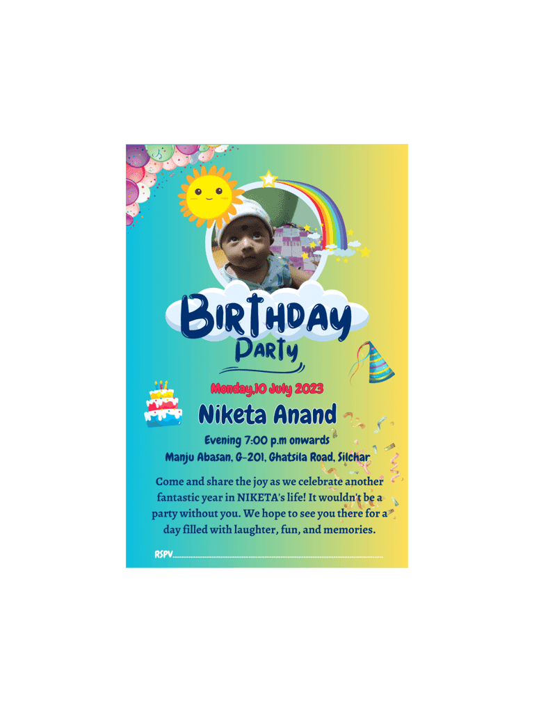 Personalized Photo Birthday Cards: Picture-Perfect Birthday Memories (Pack of 20)