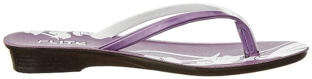 FLITE Women's Pink and White PU Slippers PUL-05 view 4