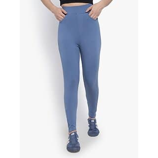 SHE PURE LUXURY WEAR Light Blue Jegging (Solid) view 2