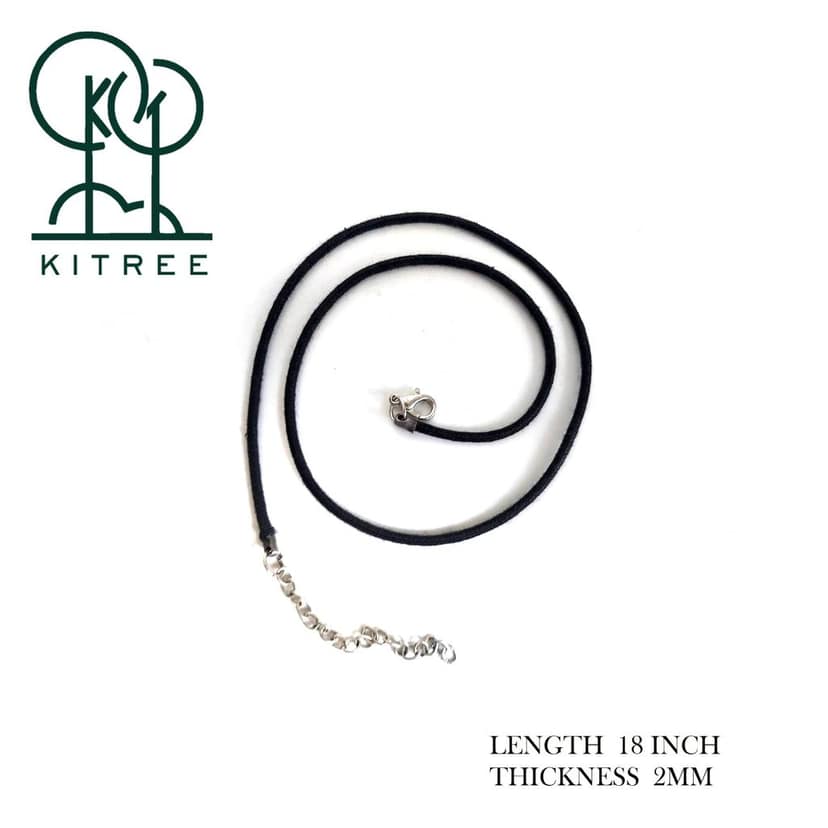 KITREE NATURAL TIGER'S EYE CRYSTAL OVAL SHAPE PENDENT WITH BLACK THREAD FOR GIRLS AND WOMENS (COLOR YELLOW) (Design 1) view 4