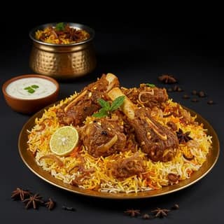 Hyderabad Mutton Dum Biryani