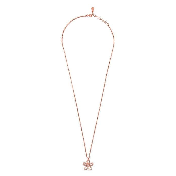 Rose Gold Floral Essence Necklace view 5
