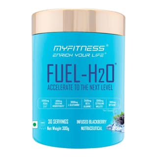 Myfitness Fuel H2O | Pre Workout Powder For Workout | Most Powerful Non Caffeine Pre Workout | BCAA | Creatine Monohydrate | L-Glutamine | Beta Alanine | Citrulline Malate | Taurine | Betaine | Loaded With Electrolytes | 30 Servings | Preworkout Powder