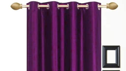 Door Curtain 7 Feet Pack of 1 Purple view 2