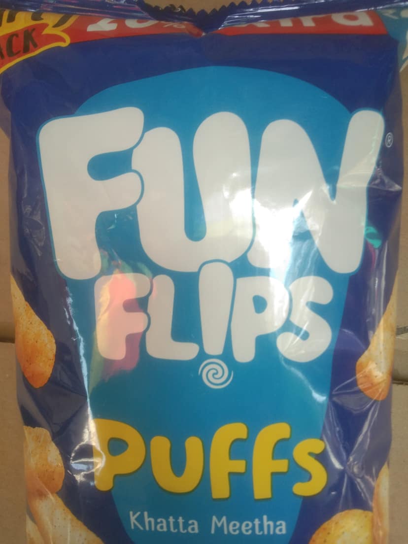 Fun Flips Puffs Khatta meetha