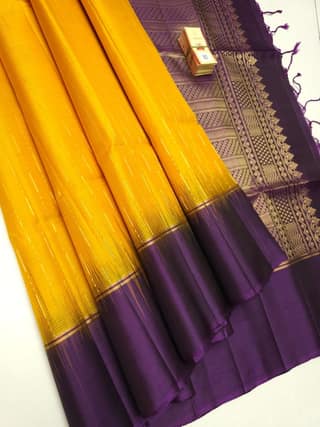 Kanchipuram pure soft silk saree