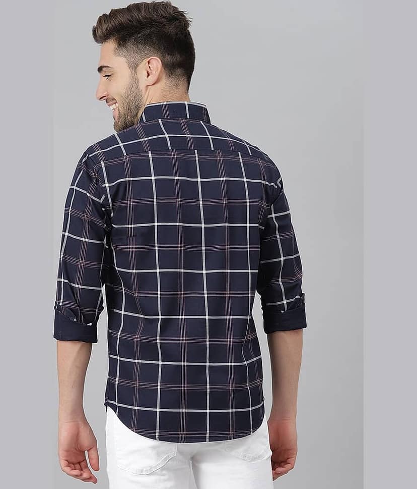 Dennis Lingo - White 100% Cotton Slim Fit Men's Casual Shirt ( Pack of 1 ) view 6