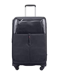ECHOLAC Polyester 15 inch 65 cms Black Softsided Cabin Luggage (CT350)