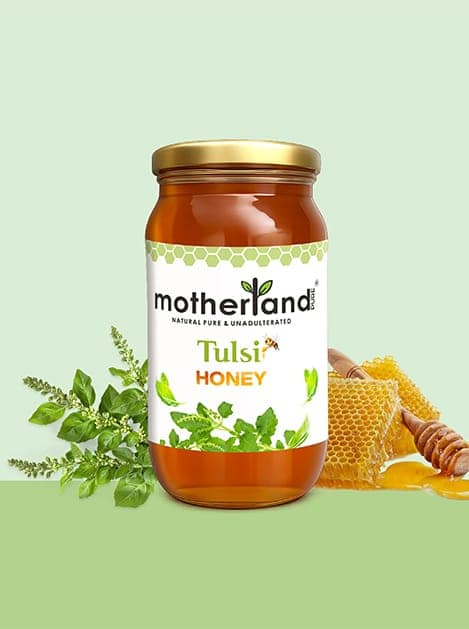 Pure & Raw Tulsi Honey | Motherland Pure