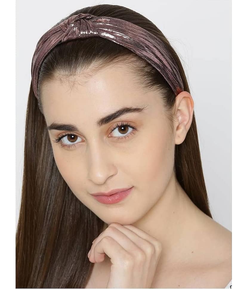 Prita Maroon Casual Head Band