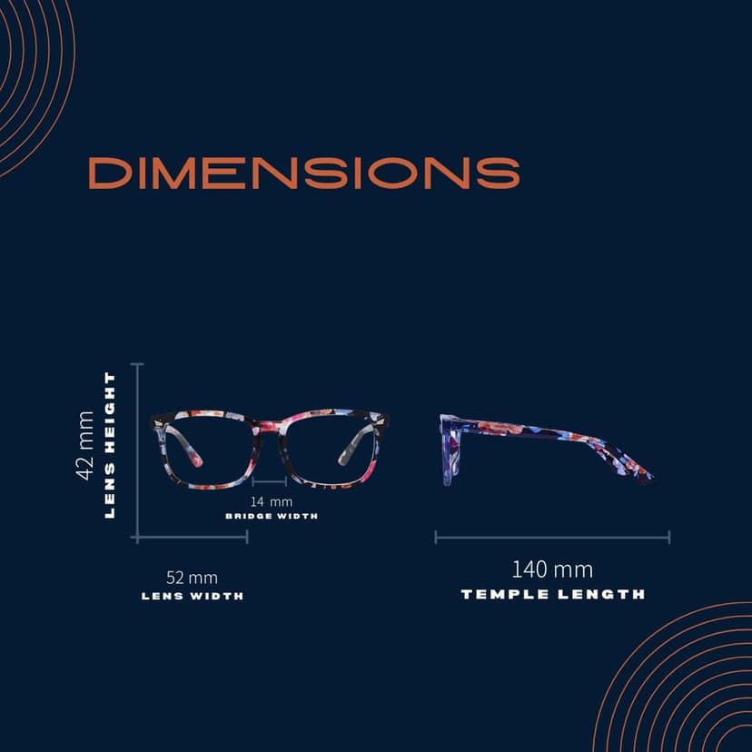 4Flaunt Blue Cut Computer Glasses for Eye Protection | Zero Power, Anti Glare & Blue Light Filter Glasses | UV400 Protection Specs for Women | TR90 Frames & CR39 Blue Cut Lens (Multicolor) view 7