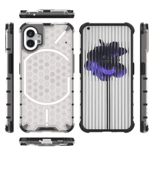 Faircost for Nothing Phone 1 Hybrid Shockproof Back Cover Hard Outside Soft Inside- (Polycabonate::Transparent) view 3