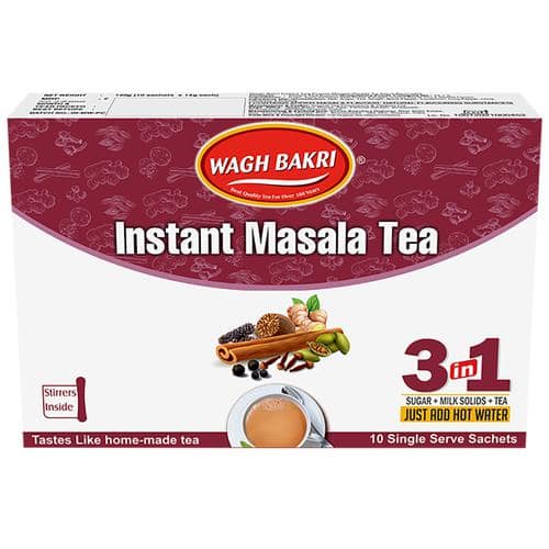 Wagh Bakri Instant Masala Tea, 140 g Carton