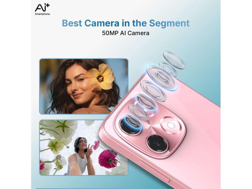 Ai+ Nova 2 5G Smartphone, 4GB RAM, 64GB Storage - Pink view 3