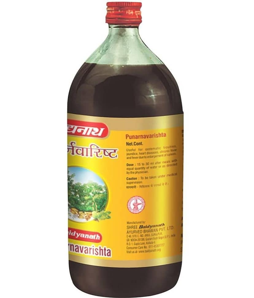 Baidyanath Punarnavarishta Liquid 450Ml view 2