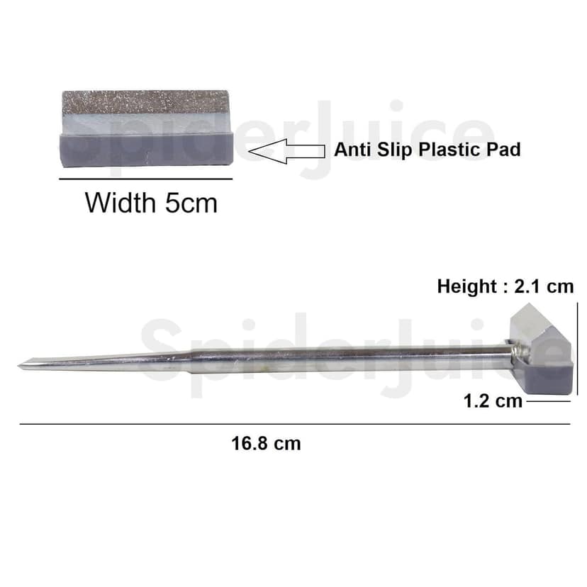 3-in-1 Stainless Steel Coconut Breaker Tool – Opener, Flesh Remover & Jaggery Breaker view 2