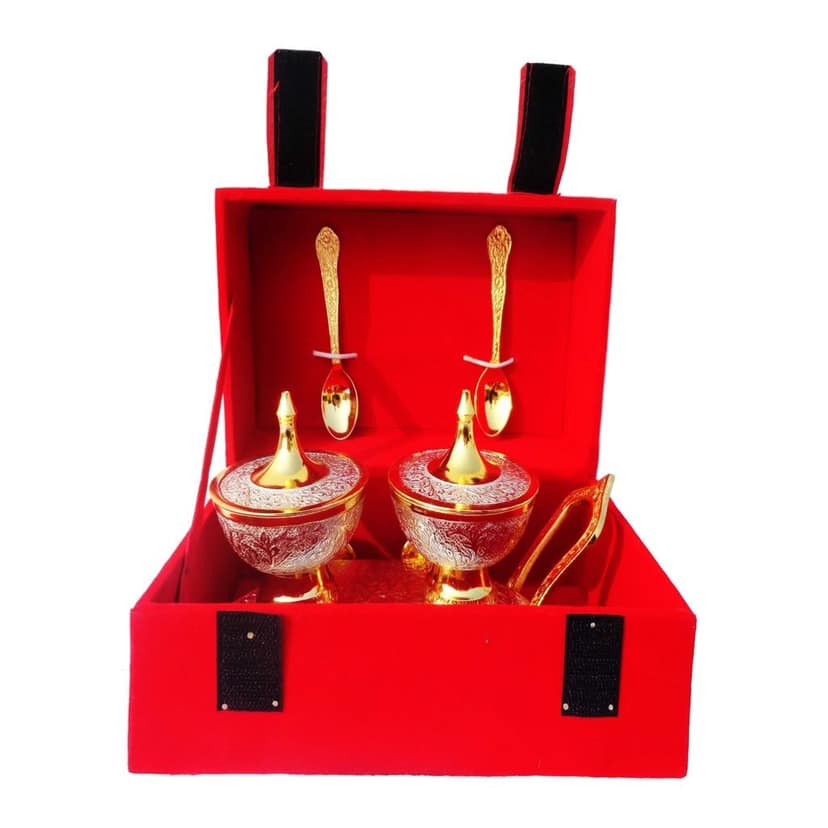 Brass Trolley 2 Tone With Spoon (BMAS138) view 4