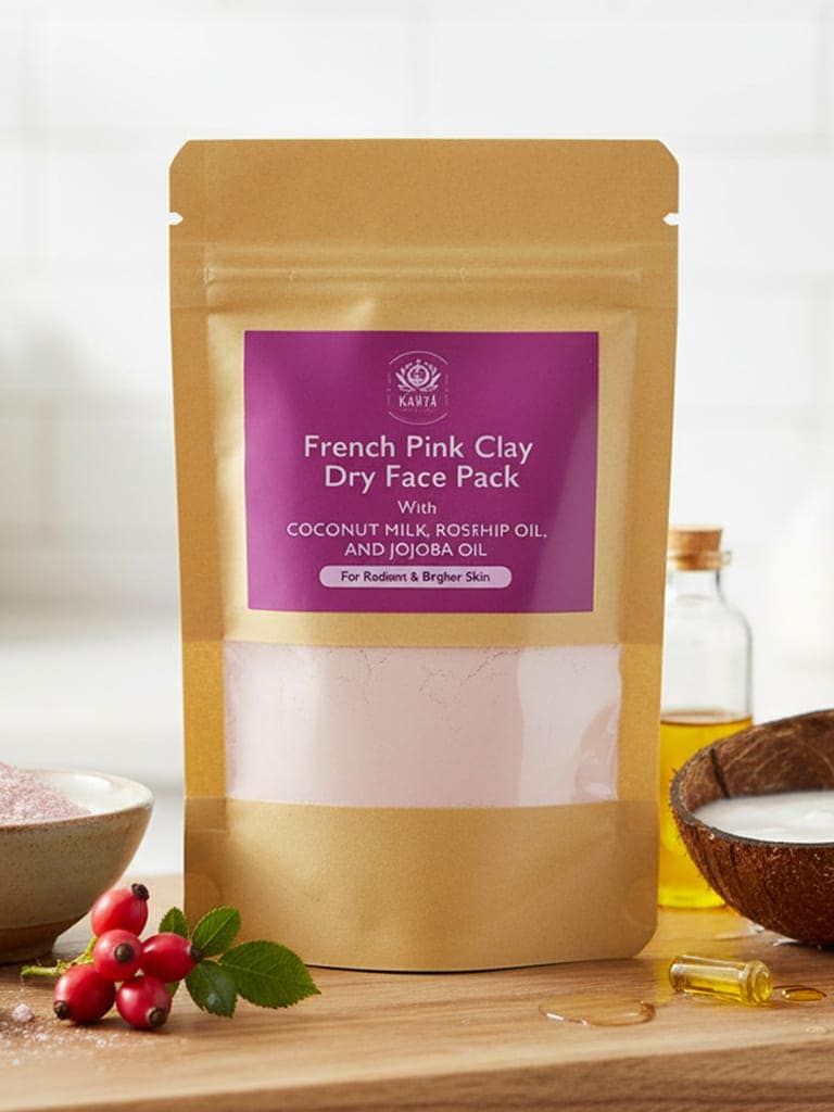 Kaaya Natural French Pink Clay Dry Face Pack view 5