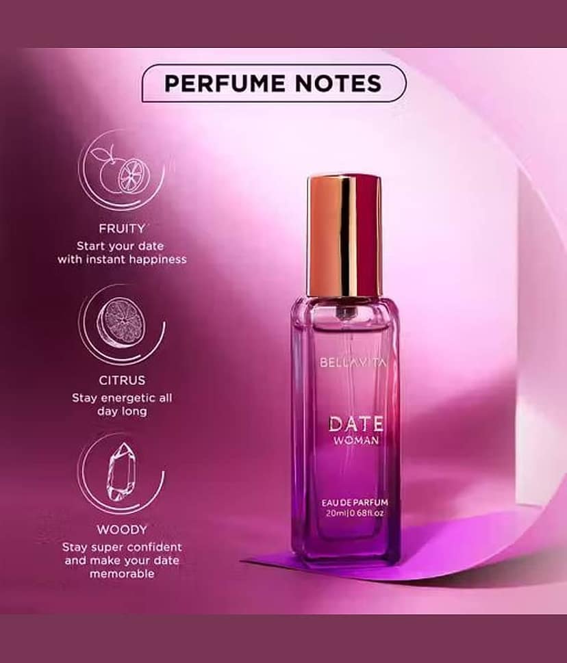 BELLAVITA Eau De Parfum (EDP) Fresh -Fragrance For Unisex ( Pack of 2 ) view 2