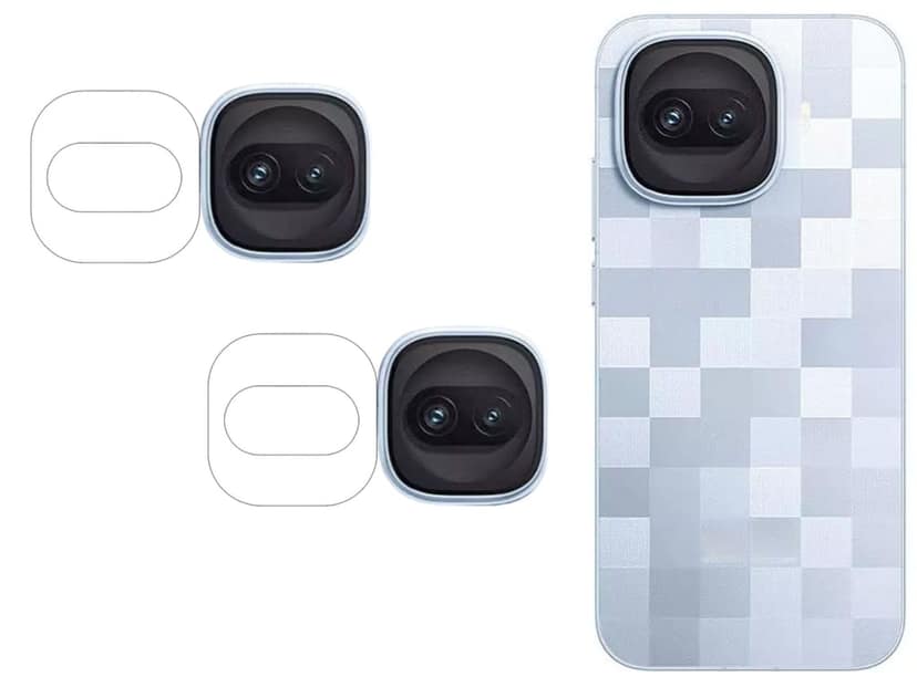 ISAAK Back Camera Lens Protector compatible for iQOO 15R (Pack of 2)