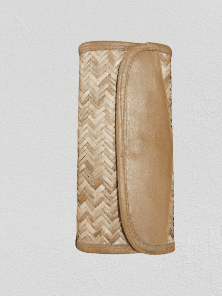 HANDMADE BAMBOO CLUTCH PURSE view 2