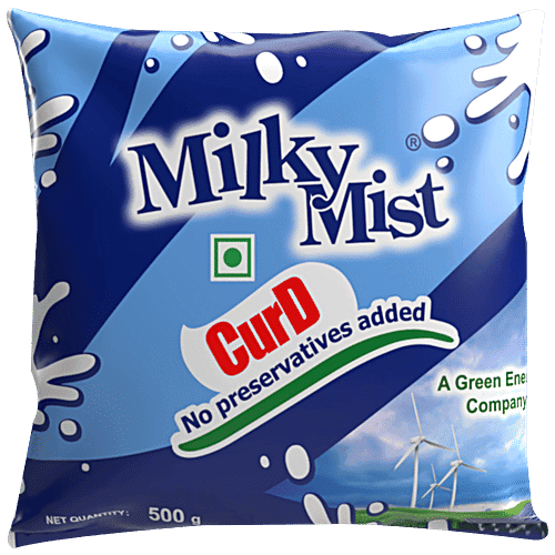 Milky Mist Curd/Dahi - No Preservatives Added, 500 g Pouch