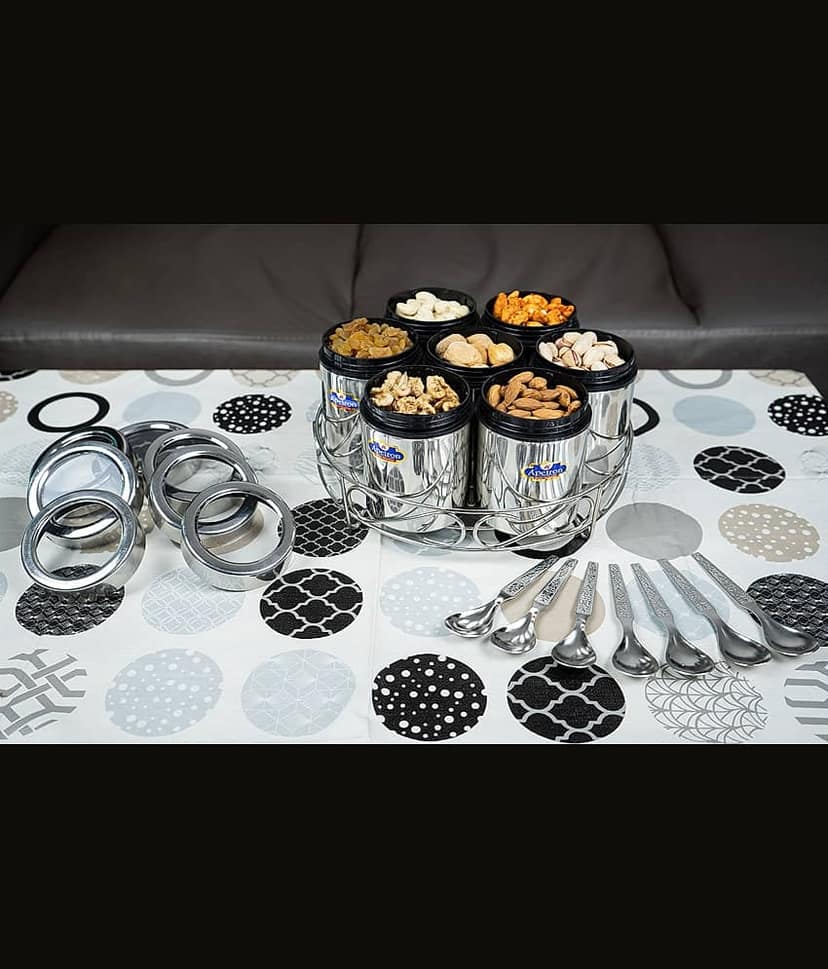 APEIRON - Steel Silver Spice Container ( Set of 1 - 1225 ) view 2