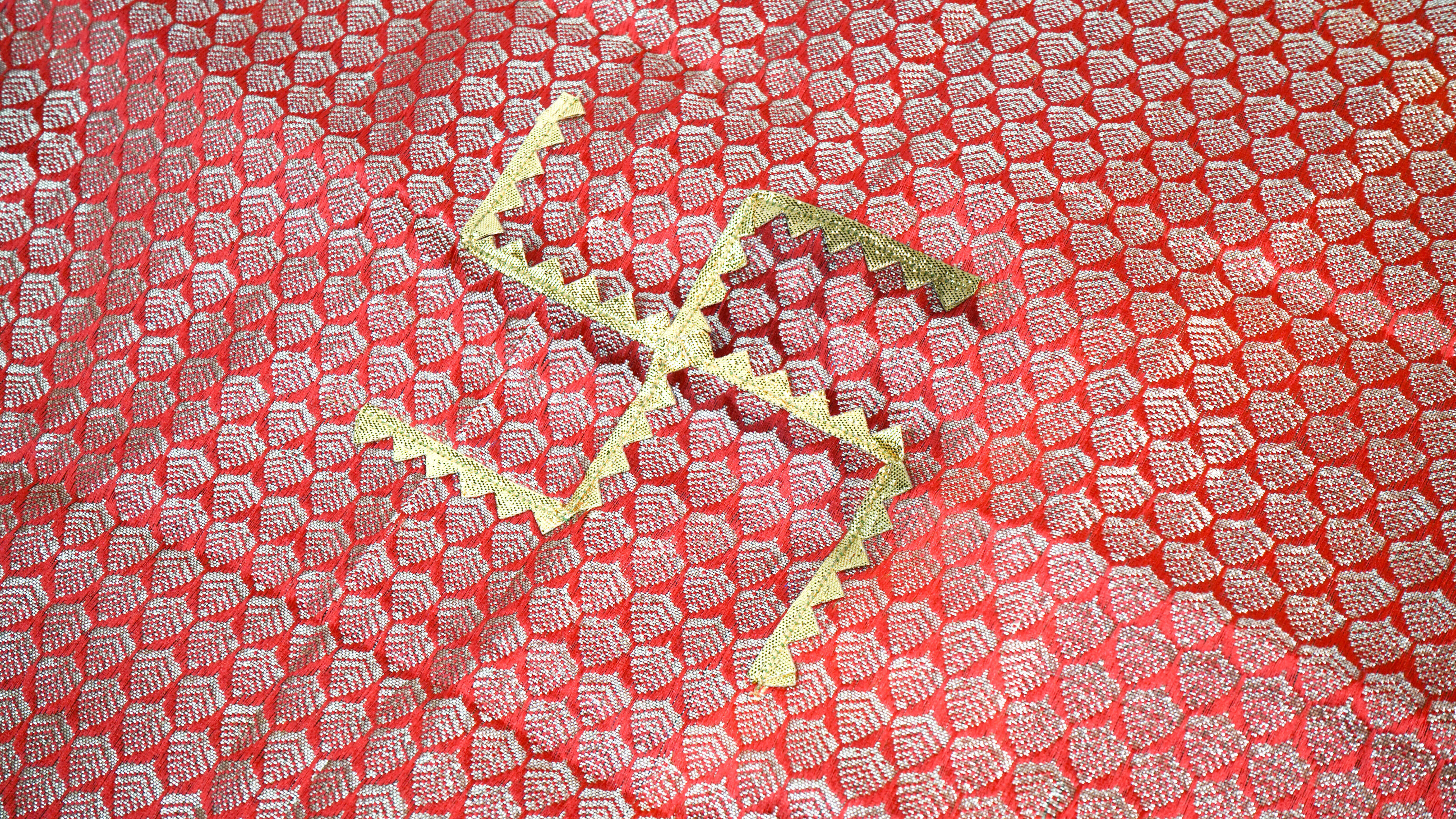 Handcrafted Chaurang Aasan | Traditional Pooja Seating Mat | Religious Décor view 2