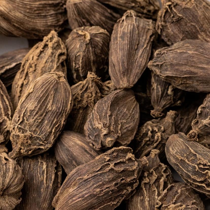 ODM Masala Black Cardamom (Badi Elaichi) - Whole Smoky Pods view 3