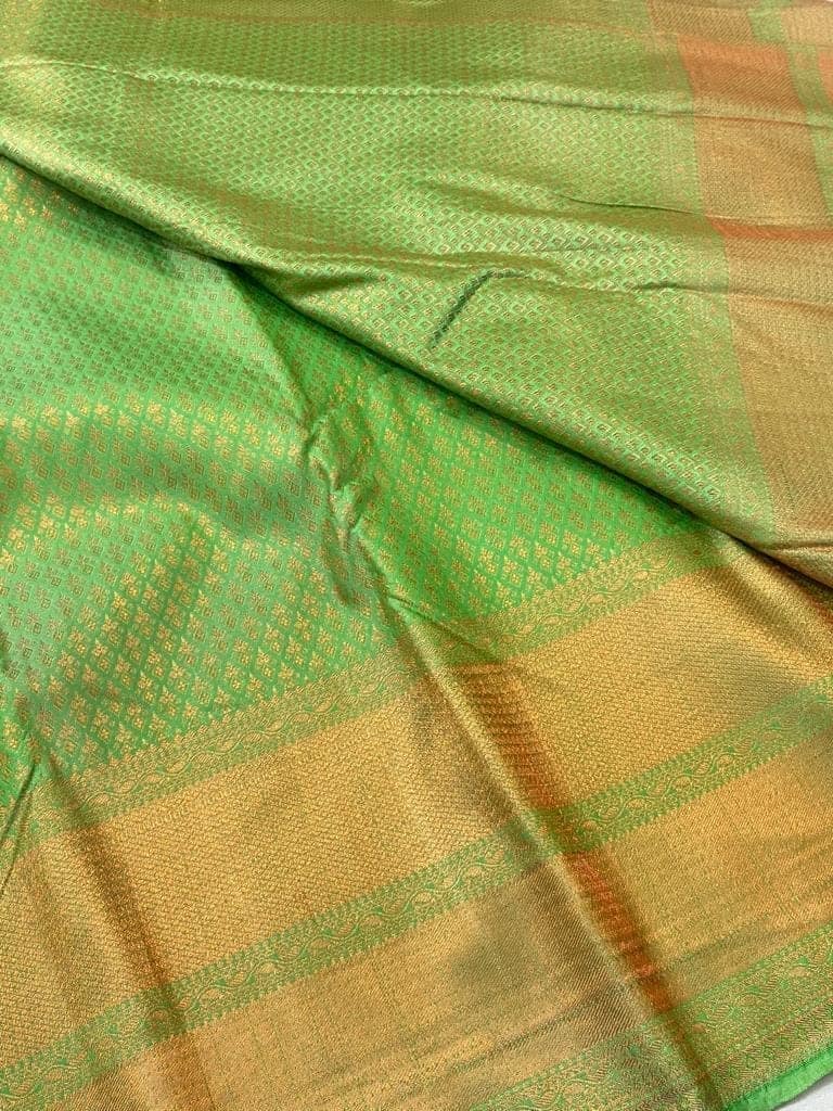 Semi silk sarees view 2