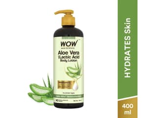 WOW Aloe Vera Body Lotion (Ultra Light) For Dry Skin - 400ml
