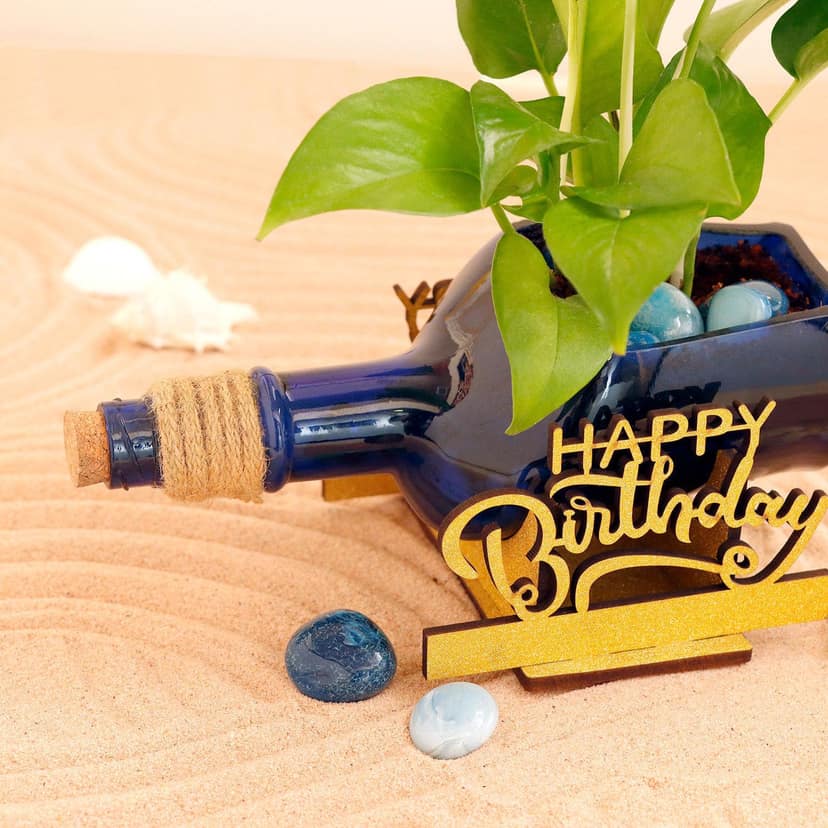 Happy Birthday Money Plant Antiquity Bottles view 2