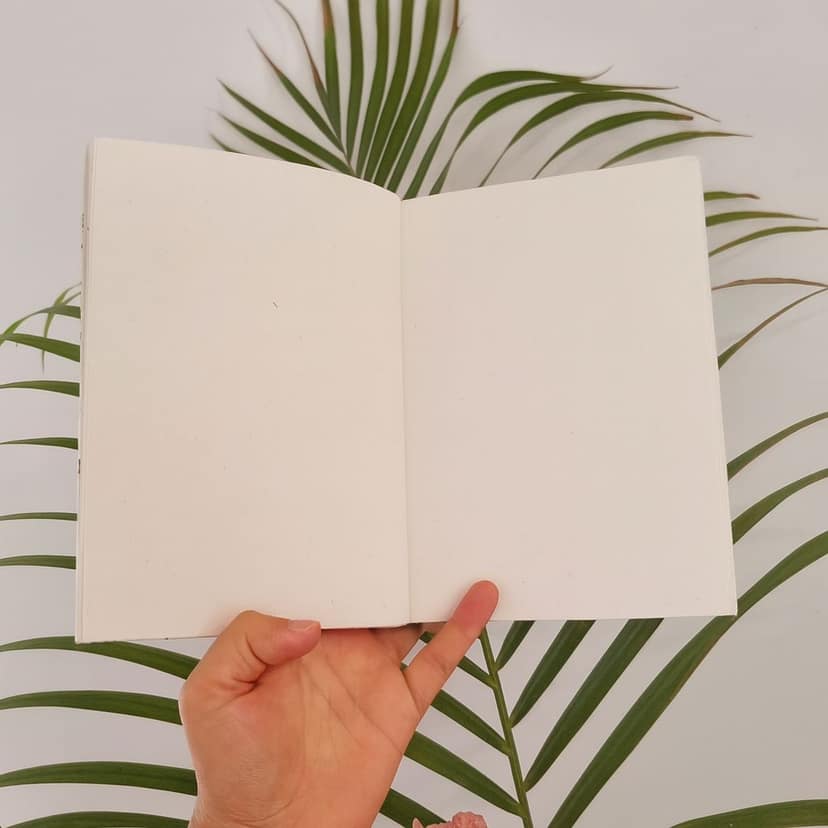 Handmade Butterfly & Dragonfly Print Eco-Friendly Diary Book view 2