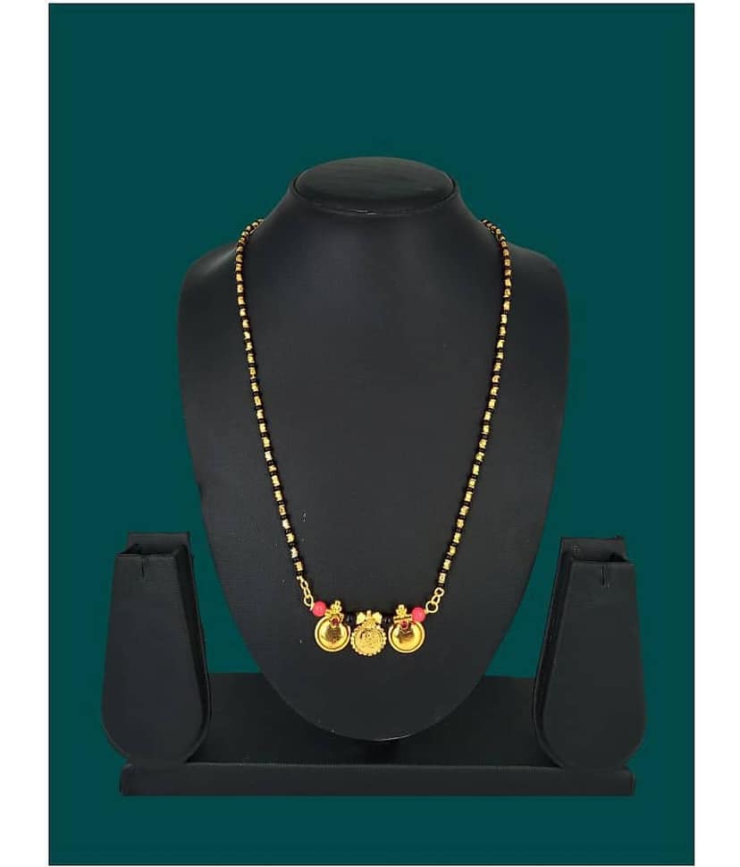 KRIMO Gold Plated Letest & Designer Mangalsutra For Women-100294 view 2