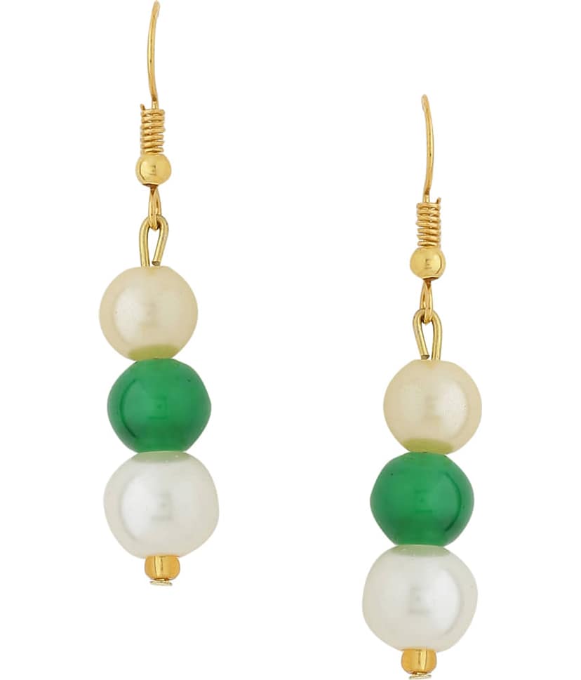 VIRAASI - Off White Alloy Necklace Set ( Pack of 1 ) view 2