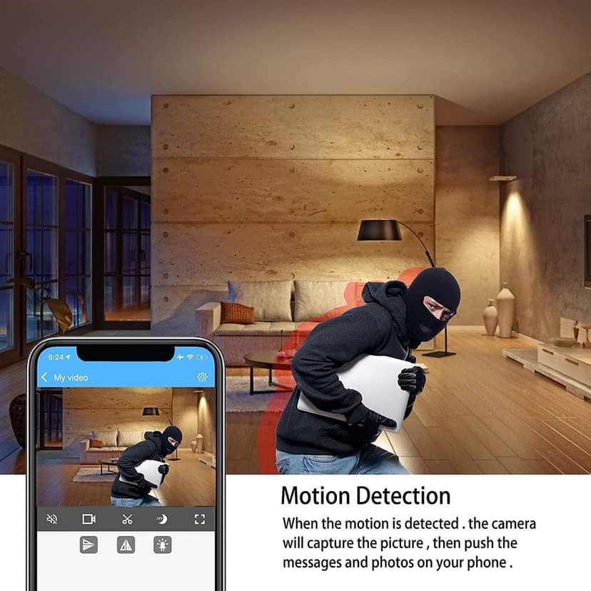 AUSHA Hidden Camera USB Wall Charger | 1080p HD, WiFi Monitoring, Motion Detection, Real-Time Alerts view 9
