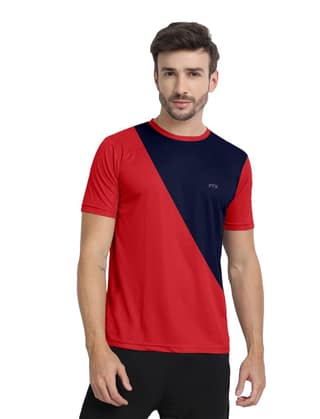 FTX Men Drifit Colorblock Half Sleeve Tshirt