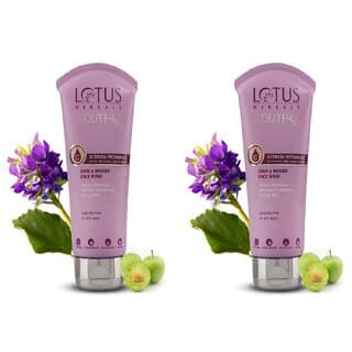 Lotus Herbals Youthrx Firm Bright Face WashBakuchiol Retinol Vitamin CAnti Ageing Brightening100Ml ( Pack Of 2 )