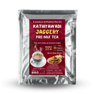 Kathiyawadi Jaggery Tea Pre-Mix – For 500ml Milk